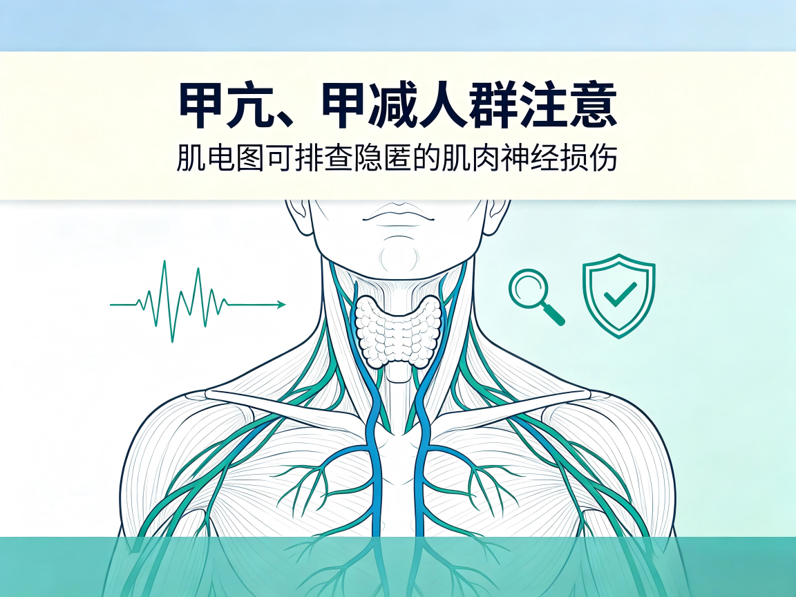 甲亢、甲减人群注意：肌电图可排查隐匿的肌肉神经损伤