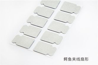 鳄鱼夹线扇形